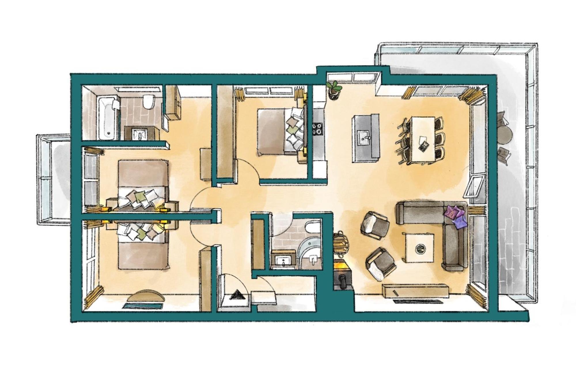 Matthiol Appartements Церматт Номер фото