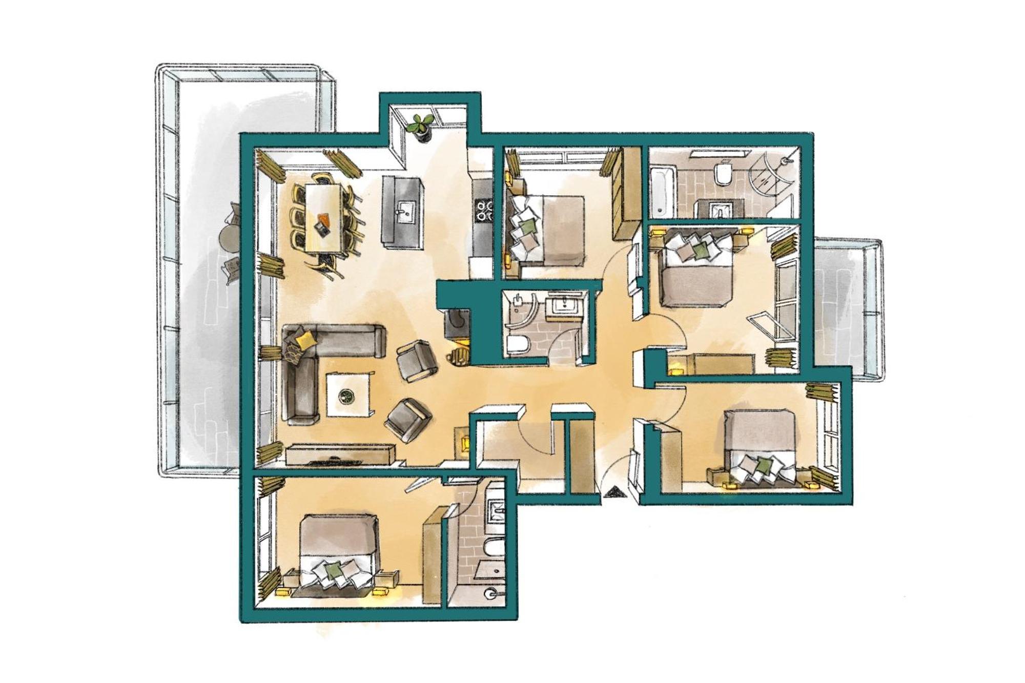 Matthiol Appartements Церматт Номер фото
